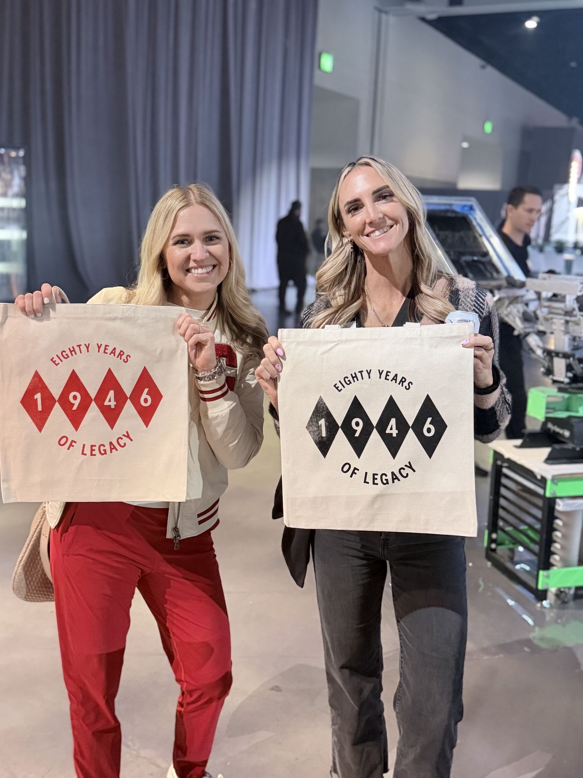 Merch Troop live printing — presses rolling at the event